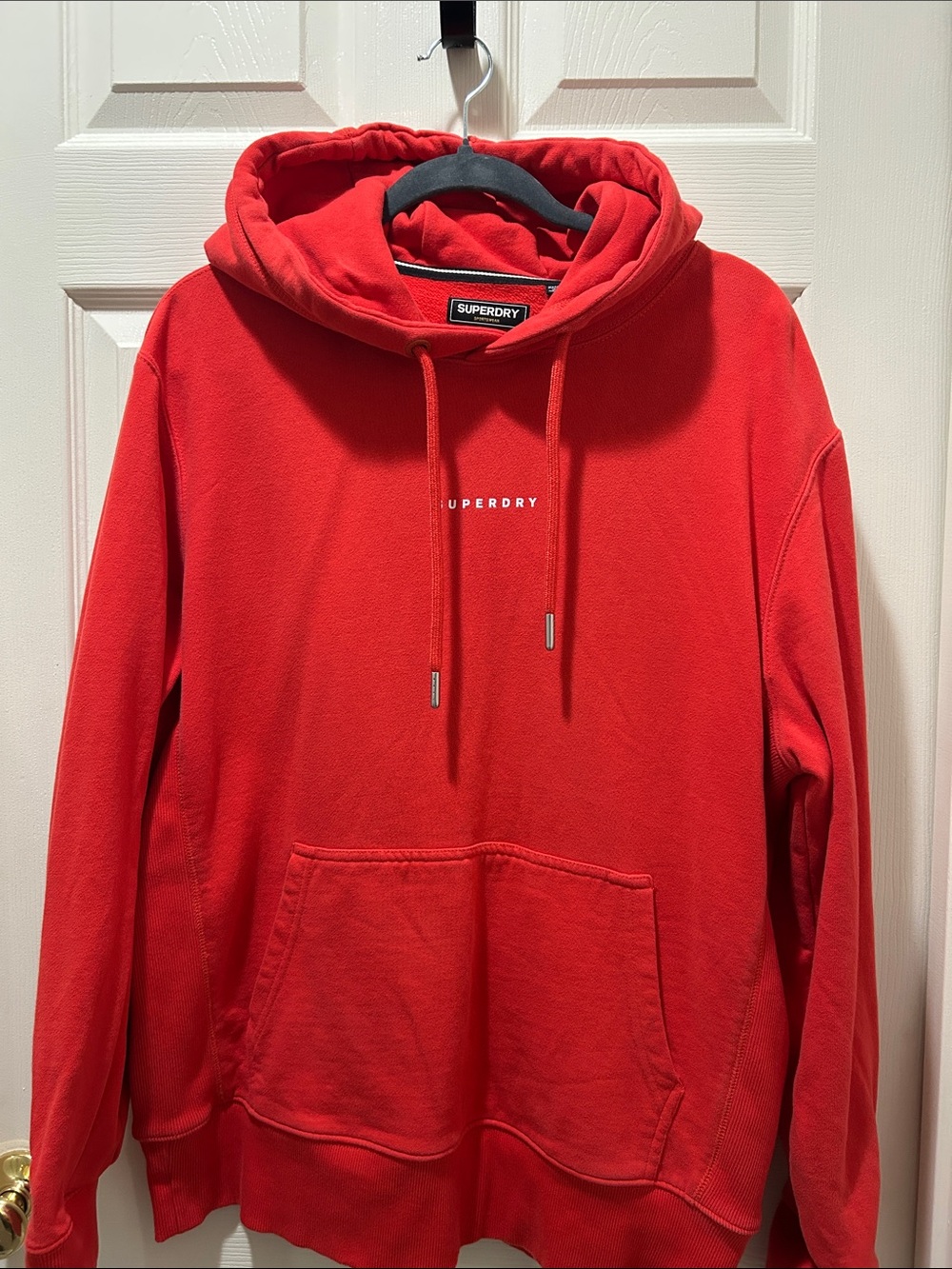 Superdry Red Men's Logo Pullover Hoodie
